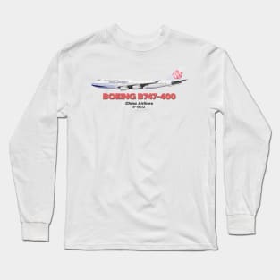 Boeing B747-400 - China Airlines Long Sleeve T-Shirt